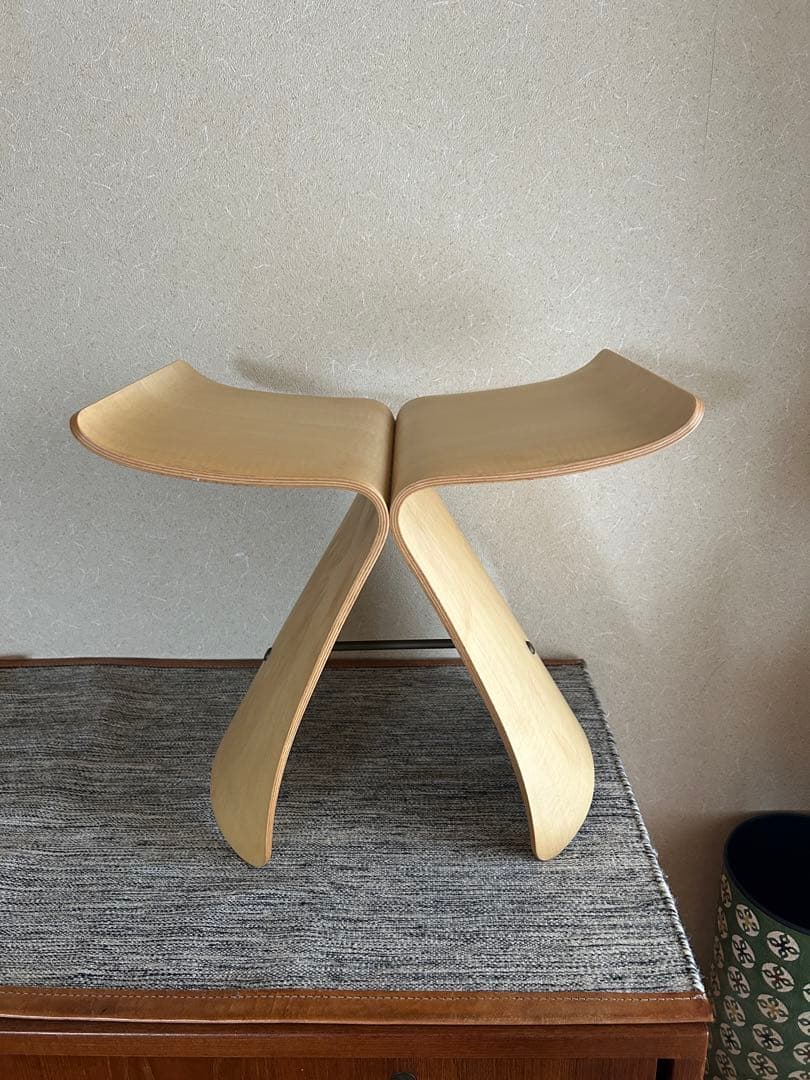 カラフル　天童木工　バタフライスツール　良品