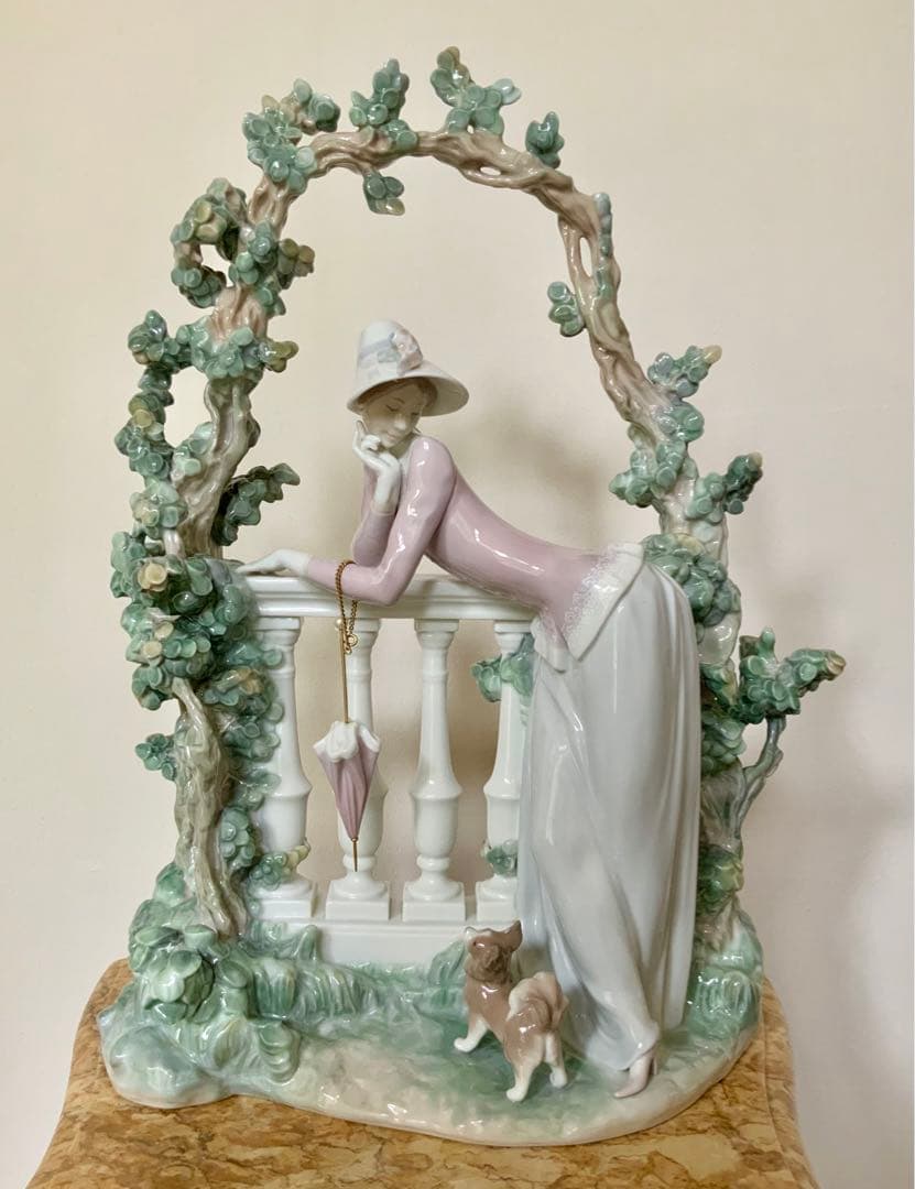 美品　ビンテージ　絶版　大型リヤドロ　LIADRO 『麗しのバレンシア』　犬