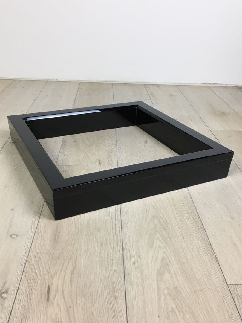 S298輪島塗炉縁 幸悦 共箱 茶道具