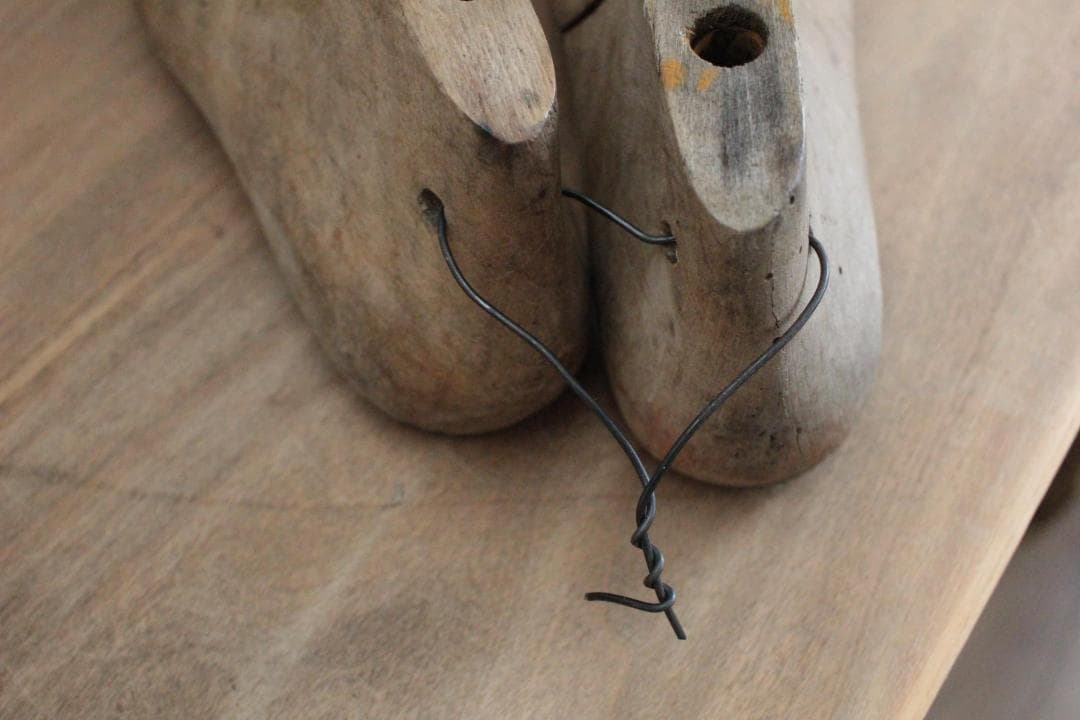 【A】フランスアンティーク木製シューモールド