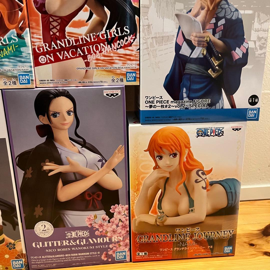 ワンピース　フィギュア　まとめ売り ルフィ ハンコック ウタ シャンクス　ナミ
