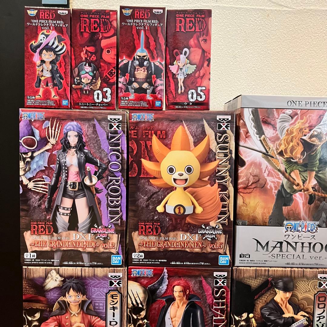 ワンピース　フィギュア　まとめ売り ルフィ ハンコック ウタ シャンクス　ナミ