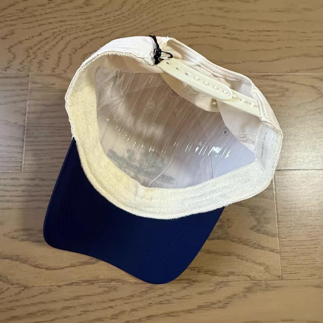 Aimé Leon Dore ベースボールキャップ アイボリー/ネイビー