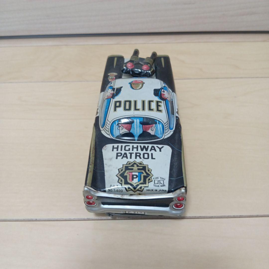 野村トーイ製 ビンテージのブリキ製パトカー