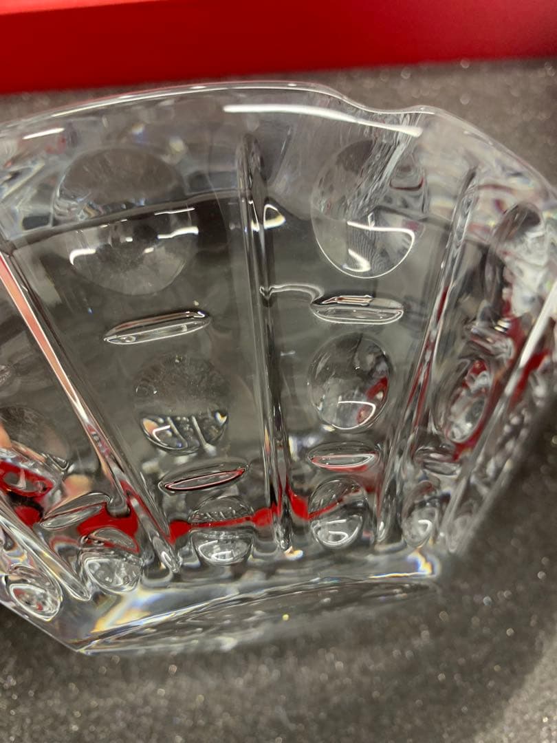 Baccarat クリスタルトレイ 楕円形