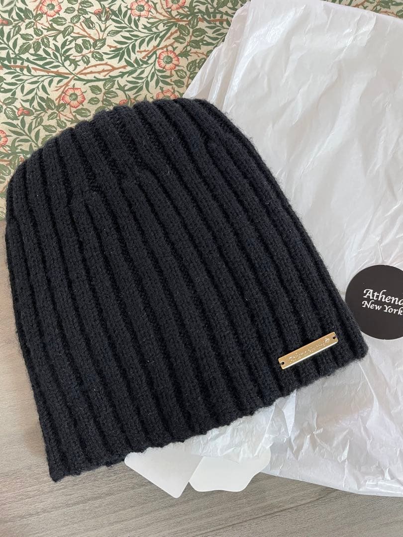 アシーナニューヨークジャスミンニット帽子24AW