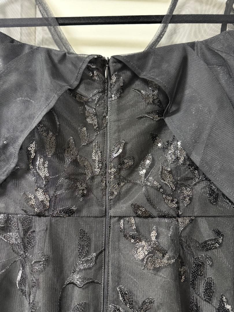 Leja Mサイズ チュールロングスリーブリーフIラインドレスワンピース