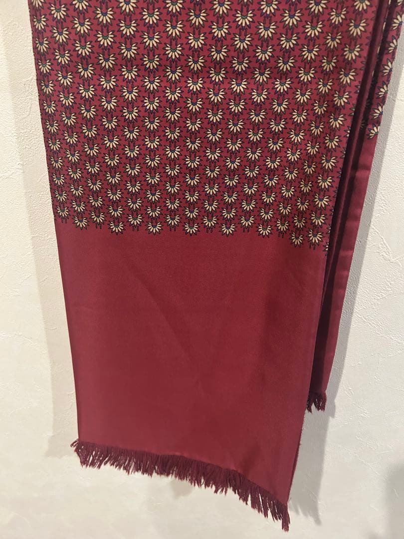 mama 様HERMES エルメス マフラー シルク アンゴラ リバーシブル 赤