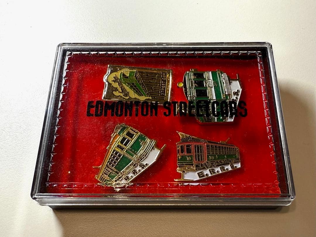 エドモントンストリートカー ピンバッジセット
