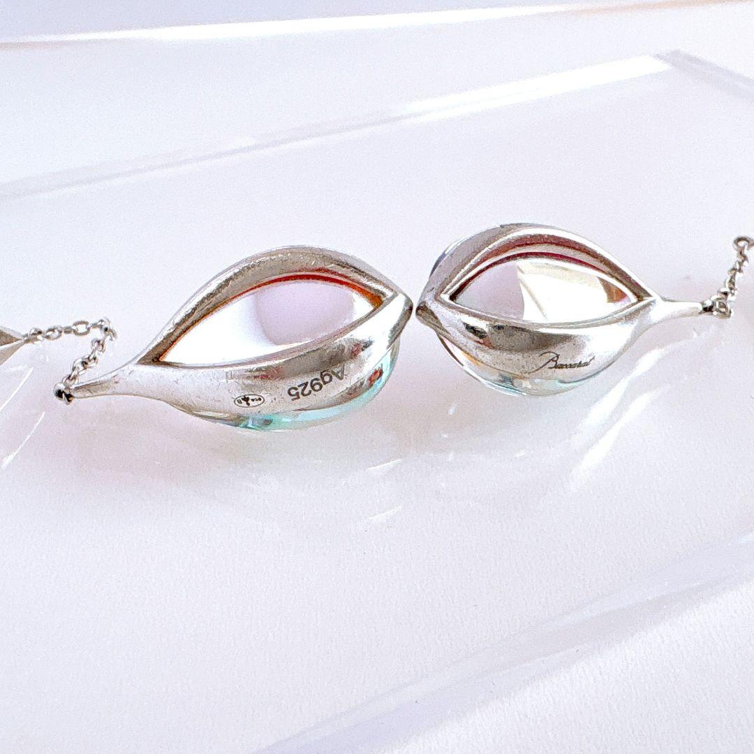 バカラシルバー ピアス フルール プリデリック キャッチなし