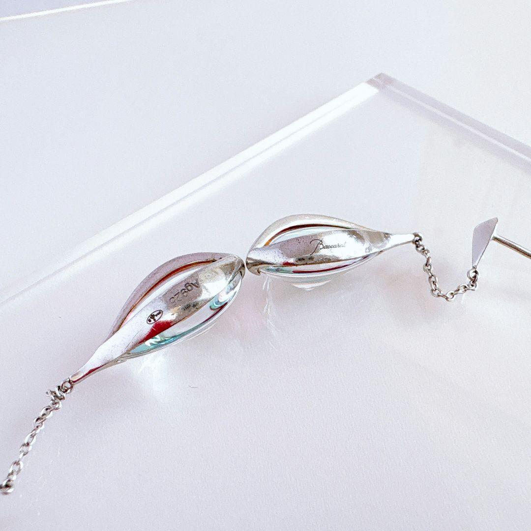 バカラシルバー ピアス フルール プリデリック キャッチなし