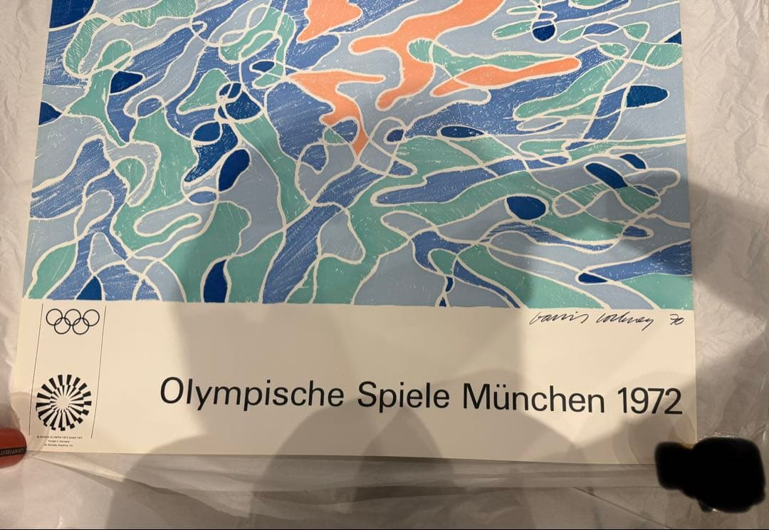 デイヴィッド・ホックニー ミュンヘンオリンピック ポスター 1972年