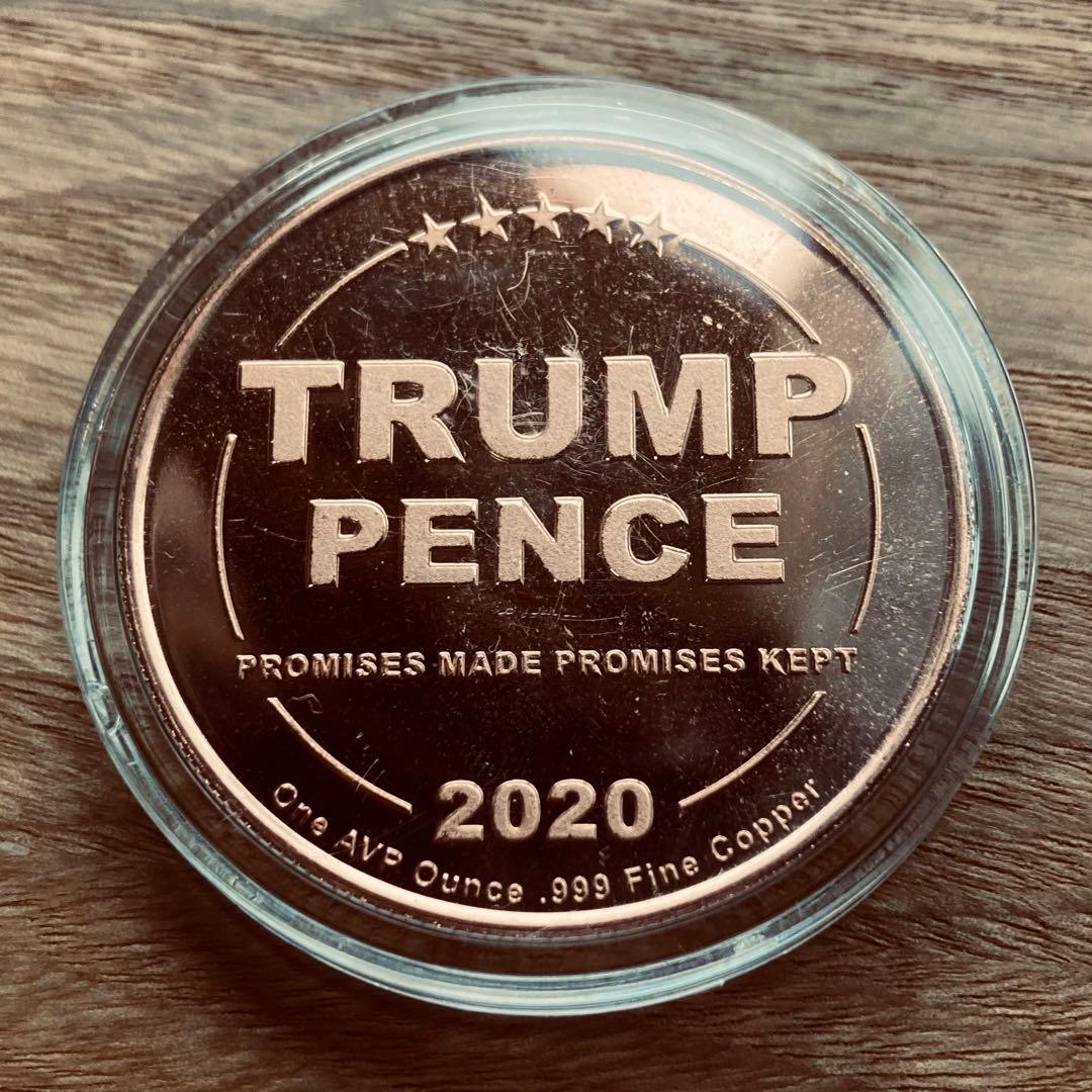 トランプ大統領　1オンス 銀貨　スワンプ　銅貨セット
