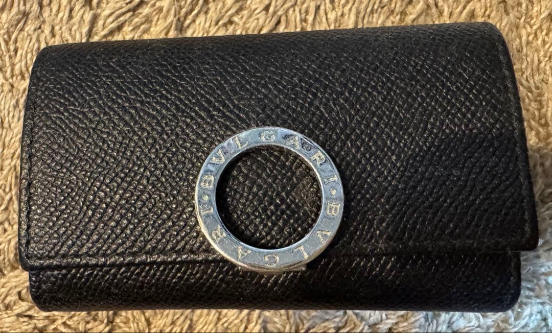 【4/24限定29990円→9180円】 BVLGARI ブラック キーケース
