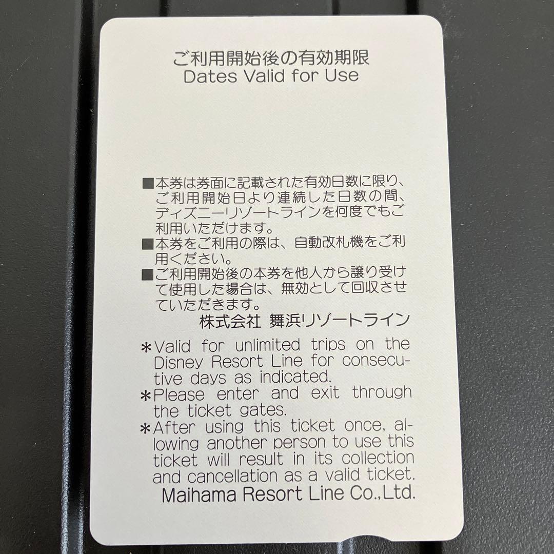 【未使用・有効期限切れ】30周年記念ディズニーリゾートライン2DAYPASS