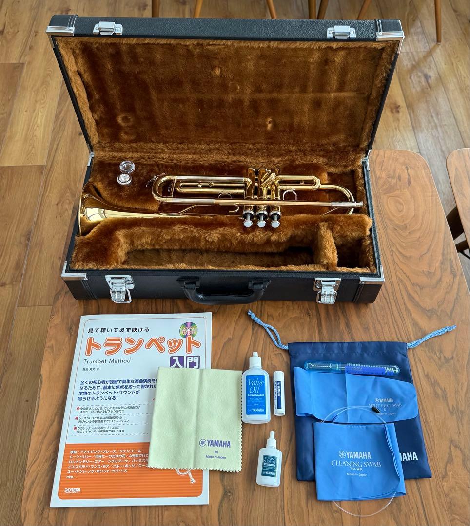 YAMAHA YTR-4320E トランペット ほぼ未使用 サイレントブラス付