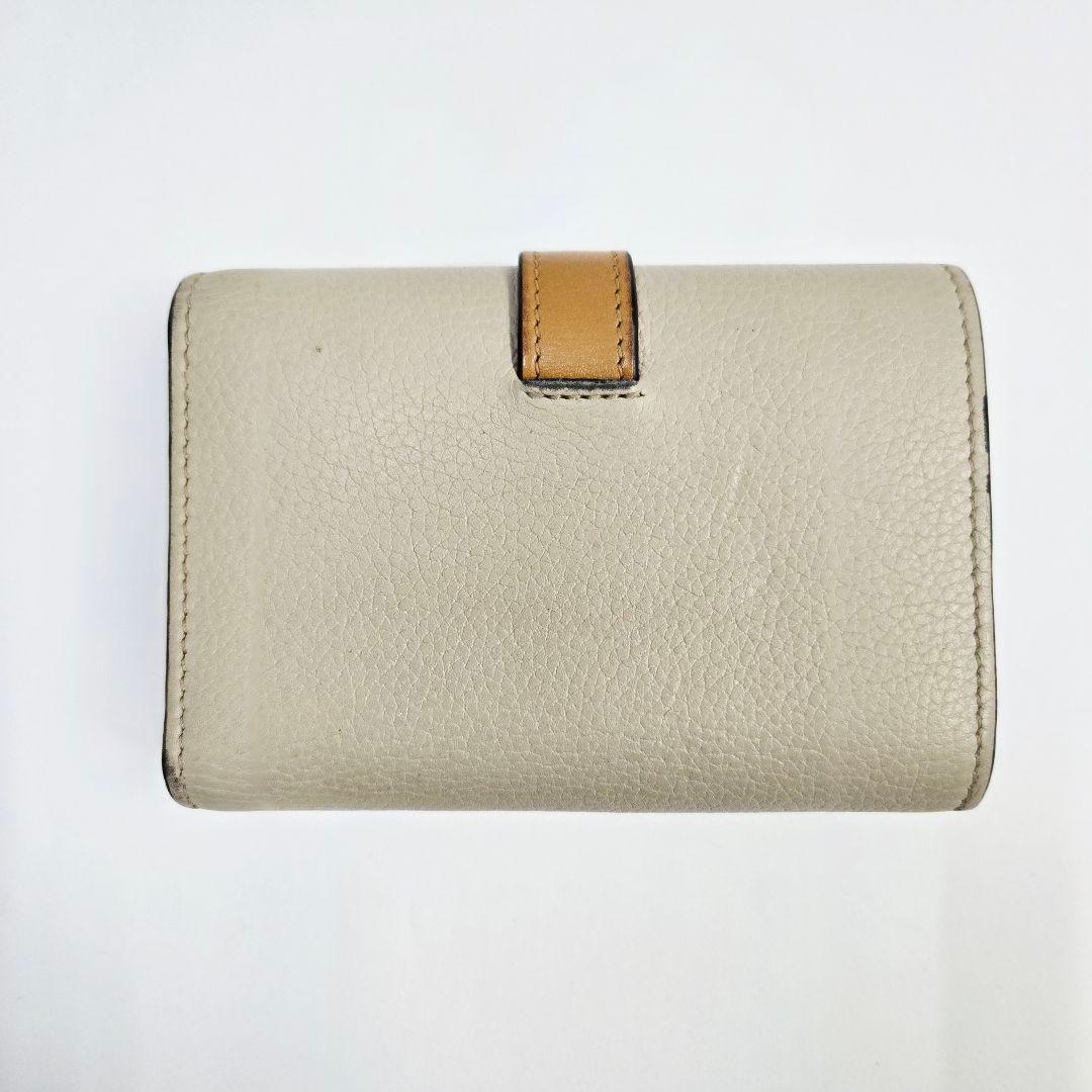 ロエベ　LOEWE　三つ折り財布　コンパクトウォレット　アナグラム