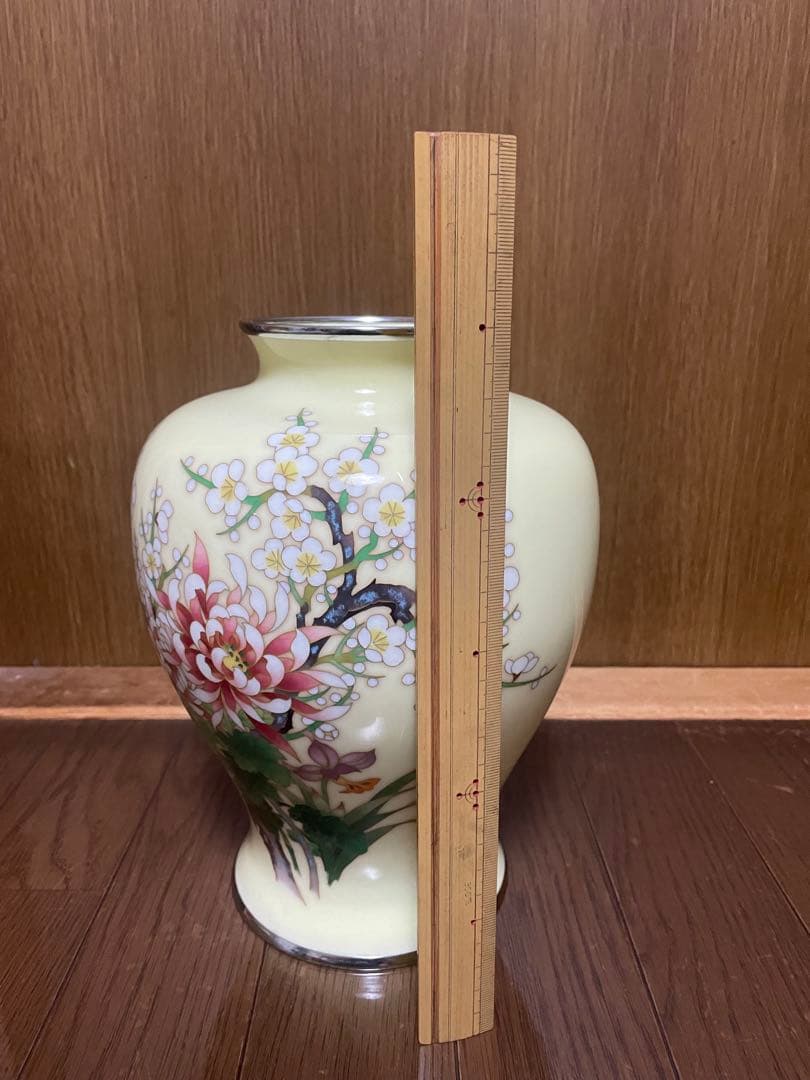 七宝焼　花瓶　美品