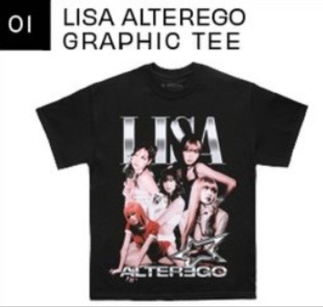 【即日発送】BLACKPINK Lisa Tシャツ XL ポップアップ グッズ
