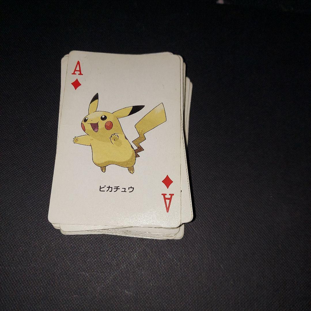 使用感あり　ポケモン　トランプ　緑　リーフグリーン