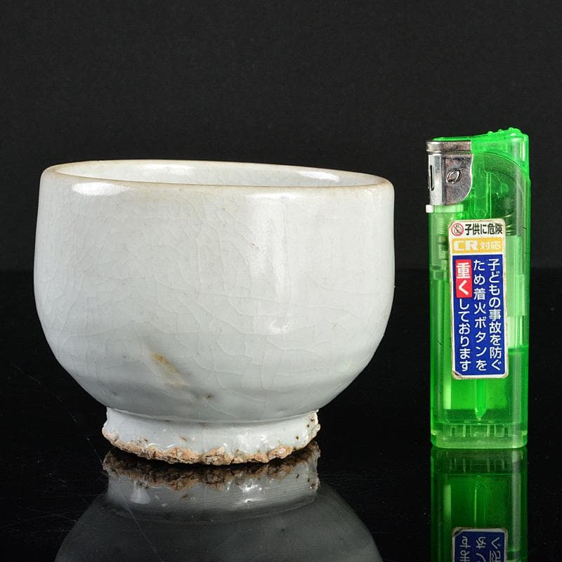 朝鮮美術　李朝　高麗白磁　茶碗　小碗　M　R5340