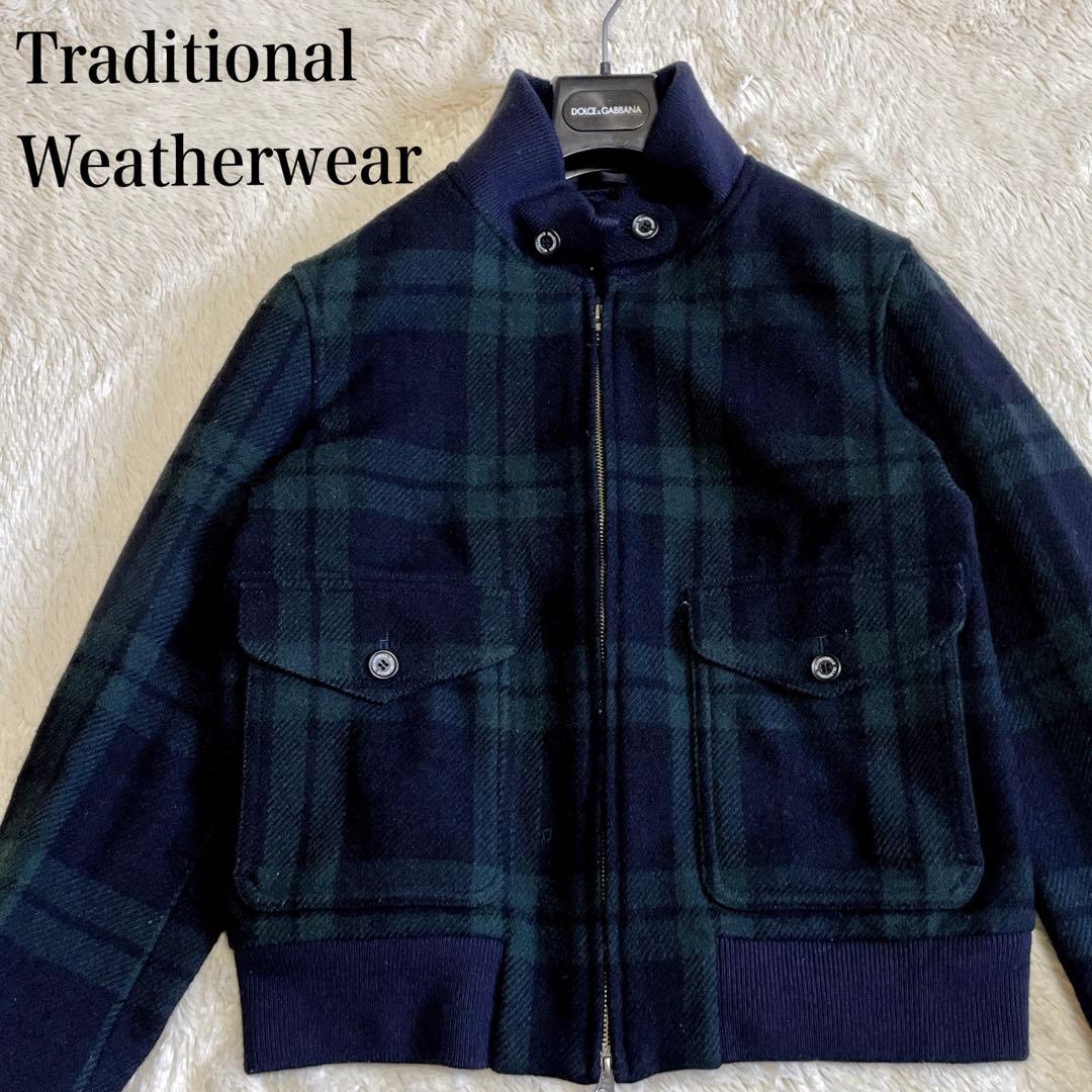 美品 トラディッショナル ウェザーウェア ブラックウォッチ スイングトップ