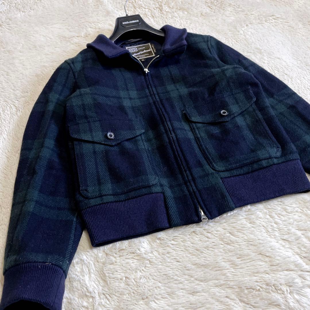 美品 トラディッショナル ウェザーウェア ブラックウォッチ スイングトップ