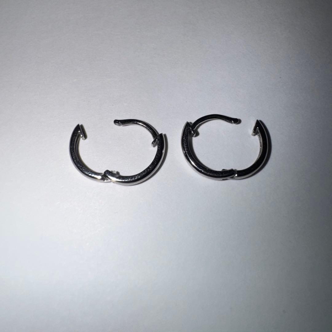 楽天 Carat Pt900 10mm ラウンドフープピアス