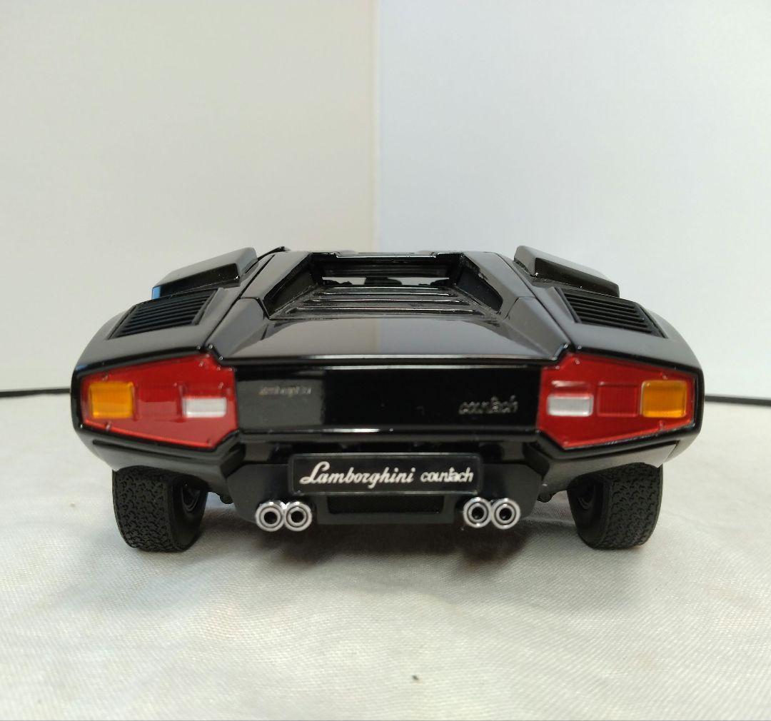 19　京商　1/18　ランボルギーニ　カウンタック　LP400　黒　ブラック