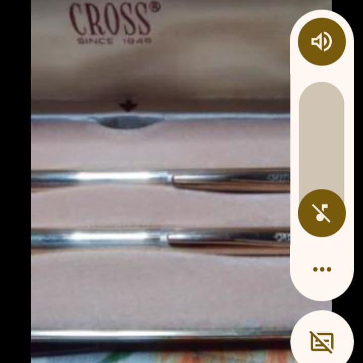 #4502クラッシックセンチュリーcrossボールペンシャープペンセット10金張