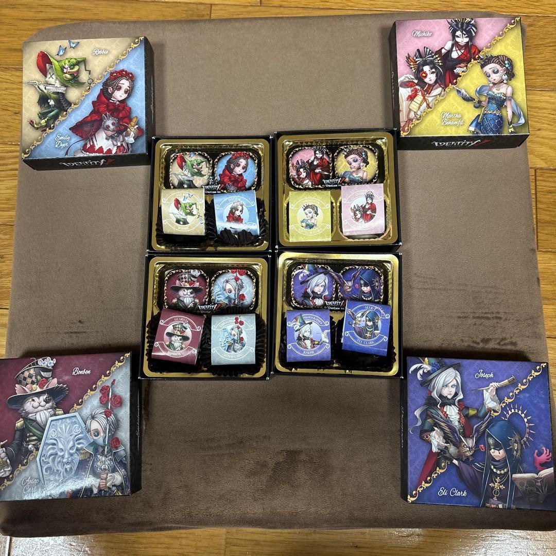 第五人格（IdentityV） チョコ&角缶バッジ ギフト コンプリートセット
