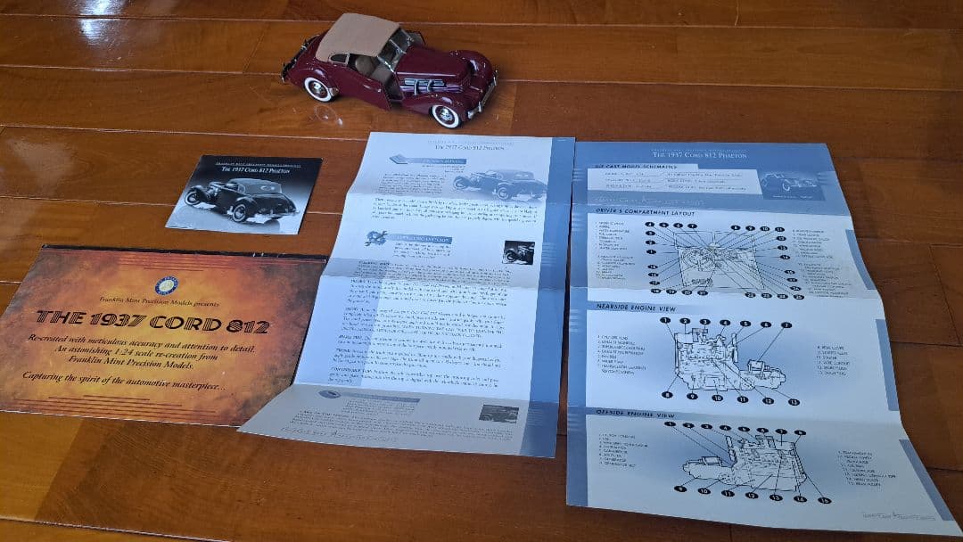 フランクリンミント　1937 Cord 812 Phaeton Roadster