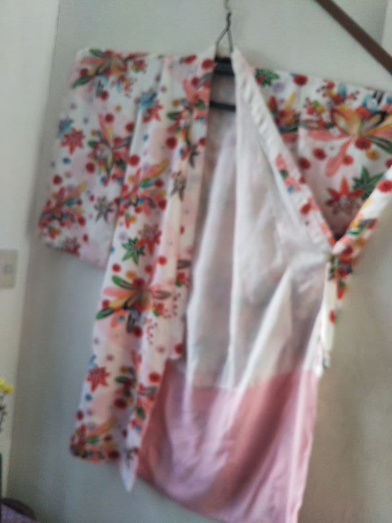 本洗い済み正絹着物(No.51)七五三