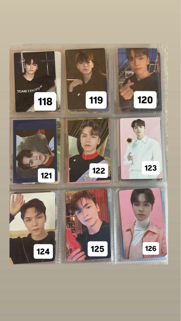 SEVENTEEN バーノン トレカ