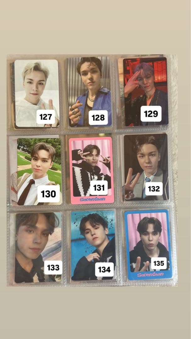 SEVENTEEN バーノン トレカ