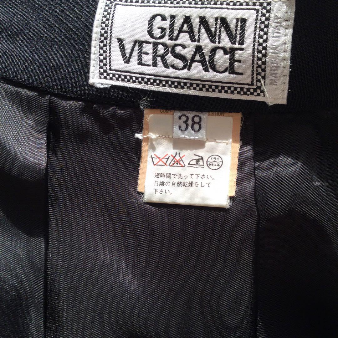 ジャンニヴェルサーチ　ヴィンテージ　シルク　プリーツ　スカート