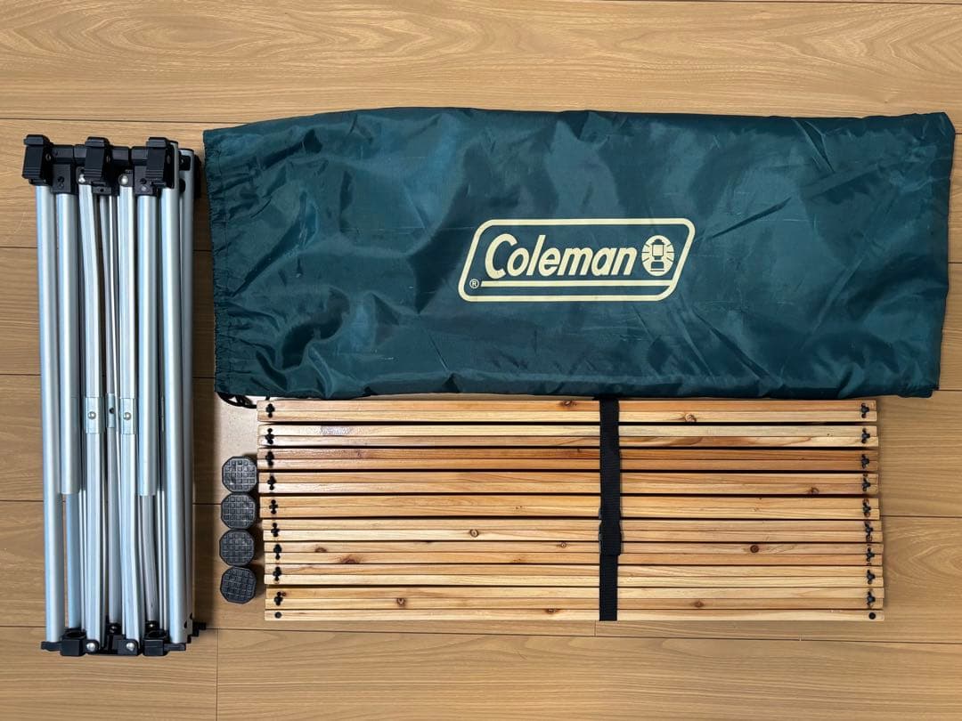Coleman（コールマン）ナチュラルウッドロールテーブル 110