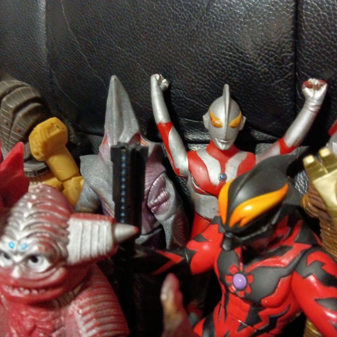 ウルトラマン　怪獣ソフビ　ジャンクセット19体