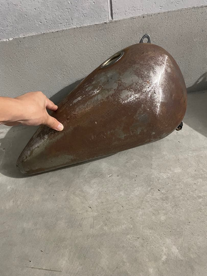 ハーレー ショベル ガソリンタンク 【分割タンク】当時物 ビンテージ パン