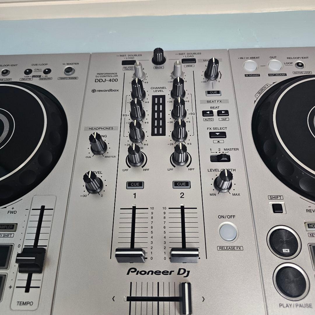 Pioneer DJ DJコントローラー DDJ-400-S 限定カラーシルバー