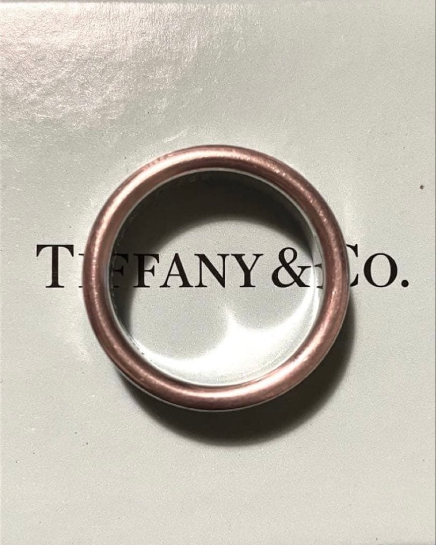 【美品】希少サイズTIFFANY&Co ティファニー ナローリング 約20号