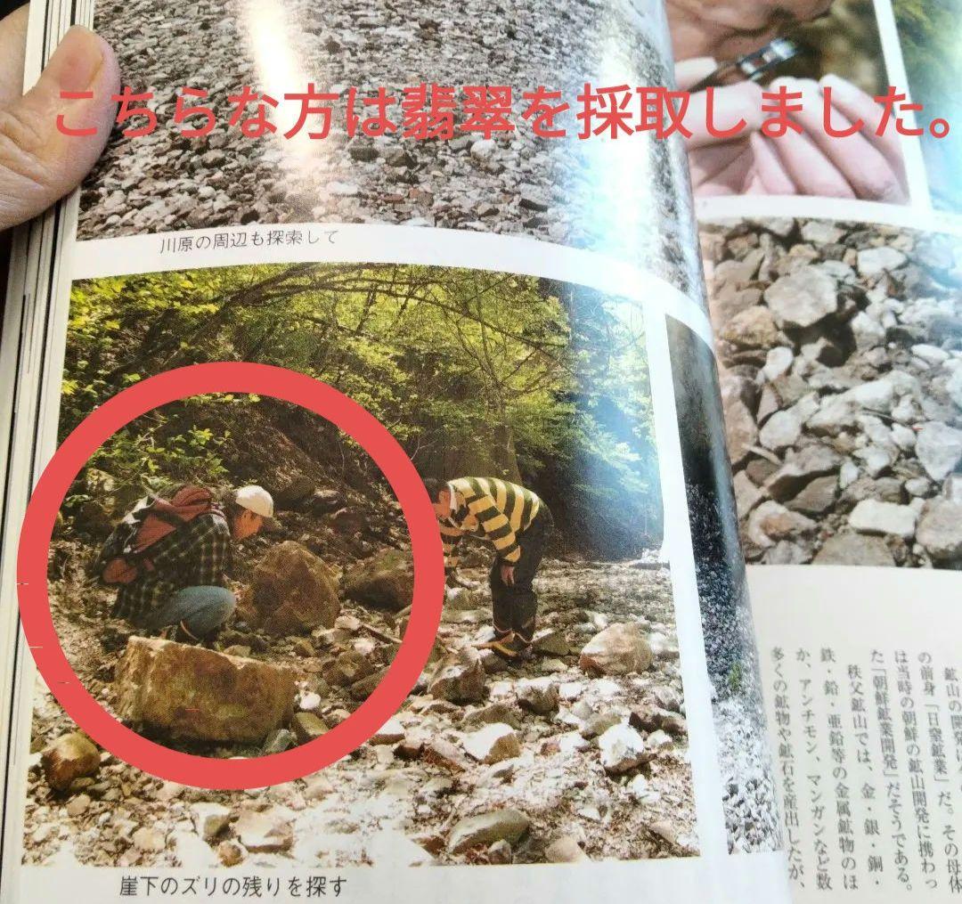 】国石翡翠　新潟県 糸魚川市姫川翡翠　原石　翡翠53g 翡翠　糸魚川ヒスイ