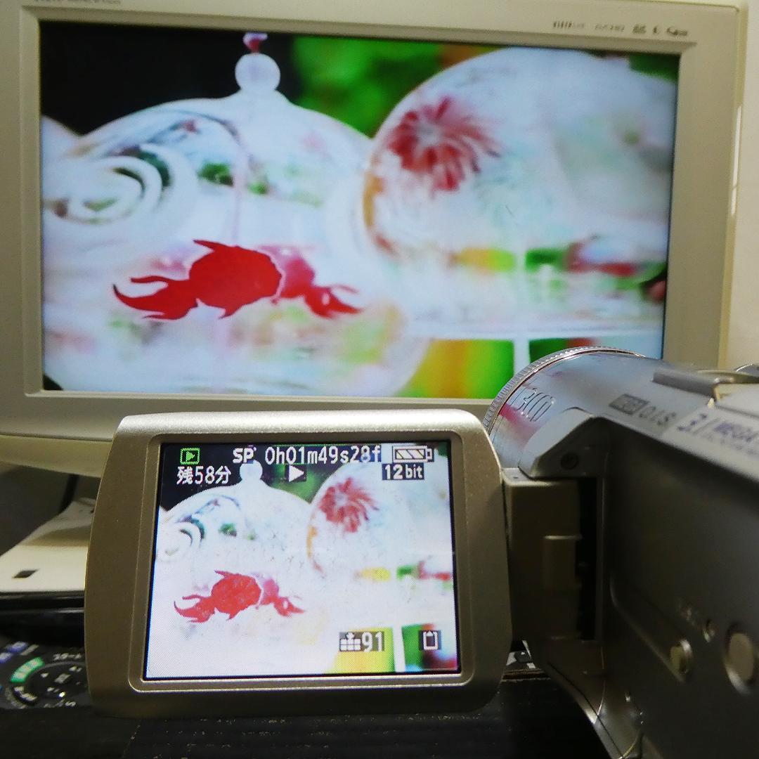 動作良好 パナソニック NV-GS250 MiniDVビデオDVDダビングに最適