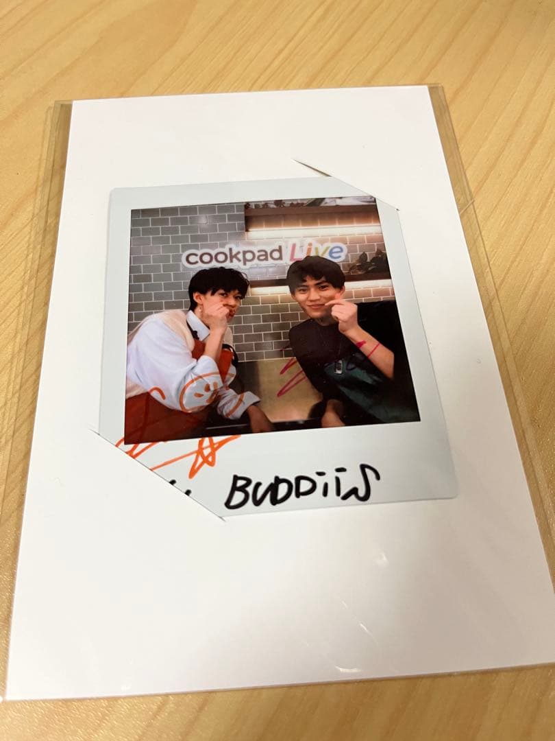 BUDDiiS FUMINORI TAKUYA チェキ