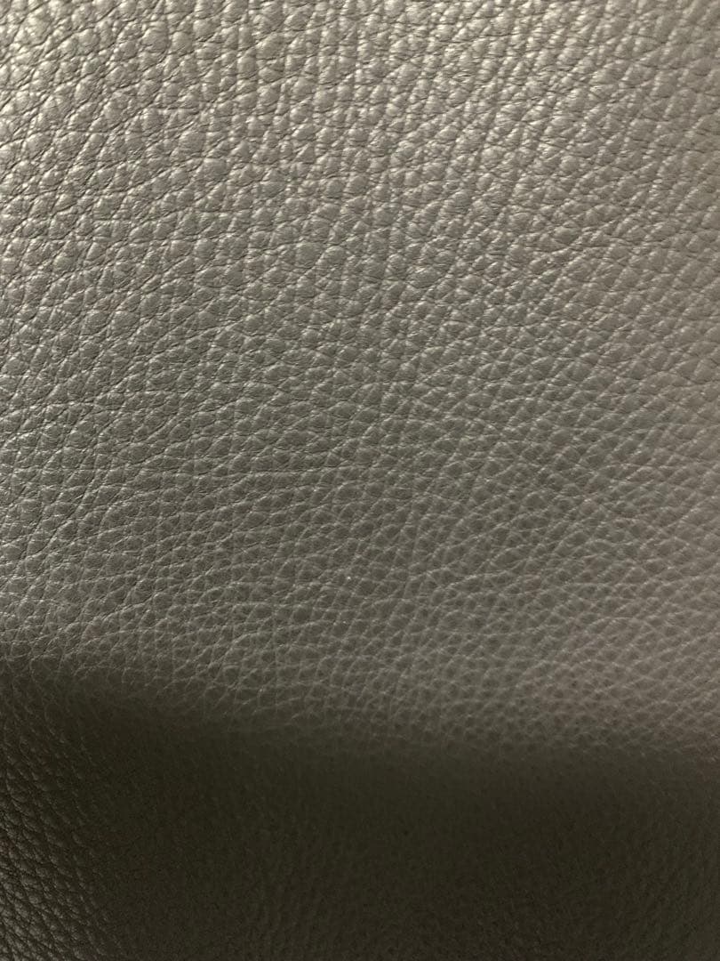 エルメス HERMES ダークブラウン ディアスキンレザー フレアスカート