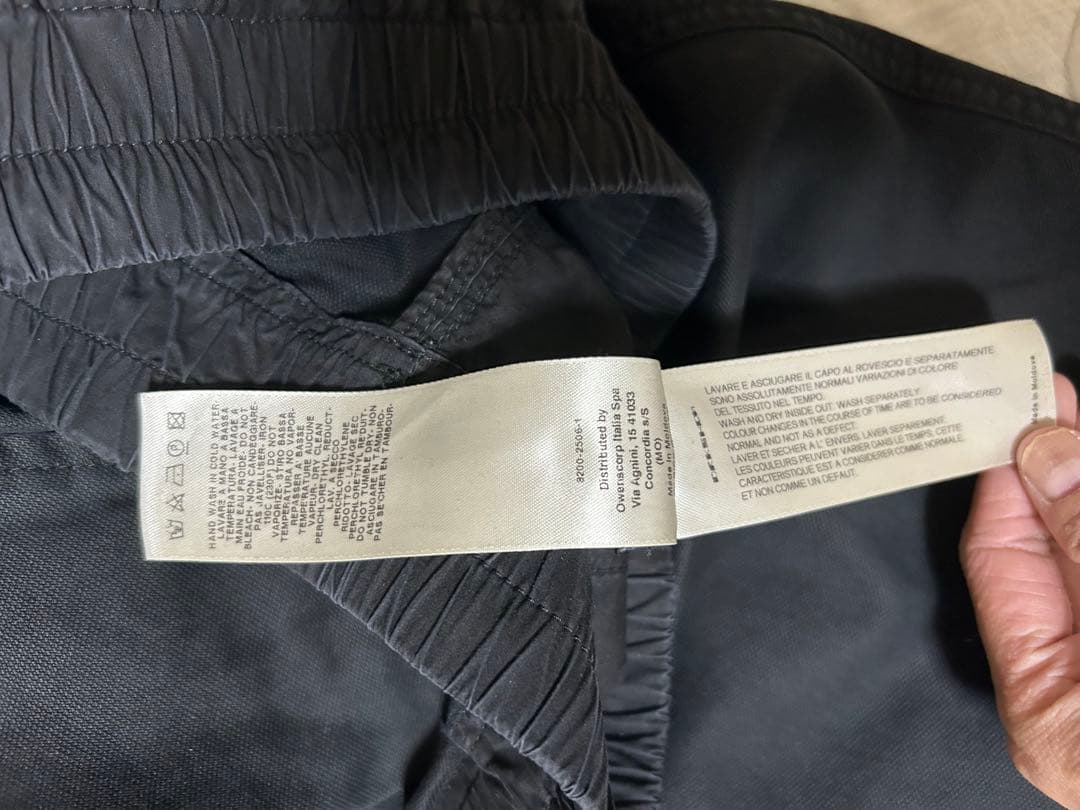 リックオウエンスダークシャドウ パンツ S ブラック