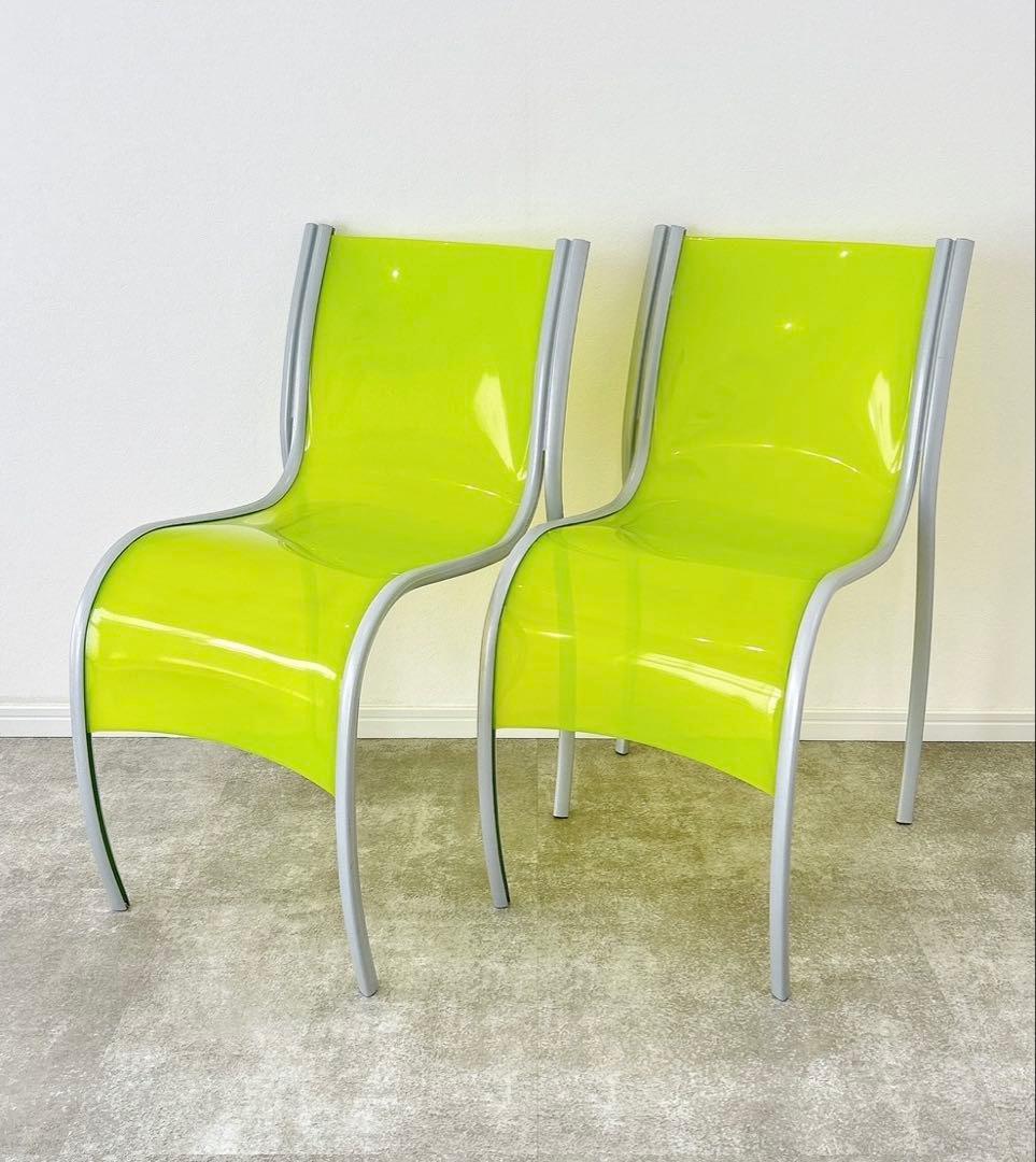 直接渡し うなぎタレ丼さま kartell FPE チェア スタッキング ２脚