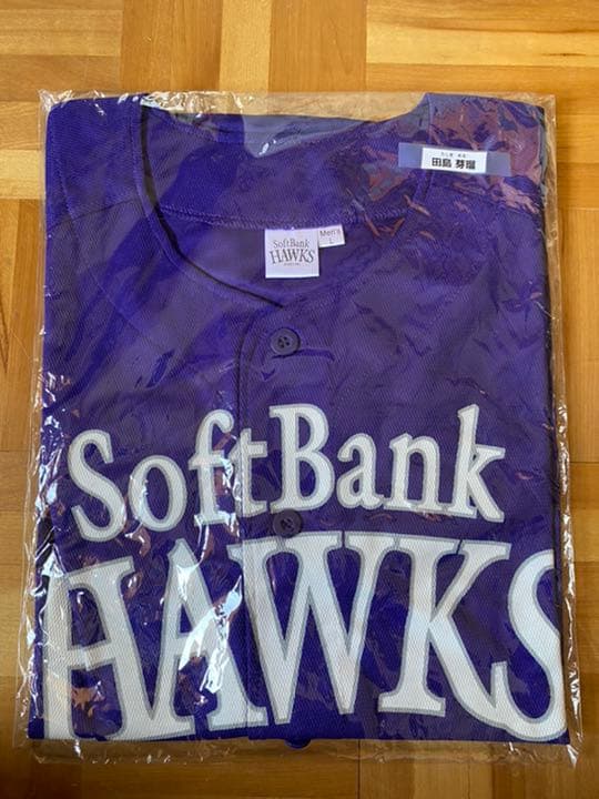 HKT48 田島芽瑠さん 直筆サイン入り福岡ソフトバンクホークスユニフォーム