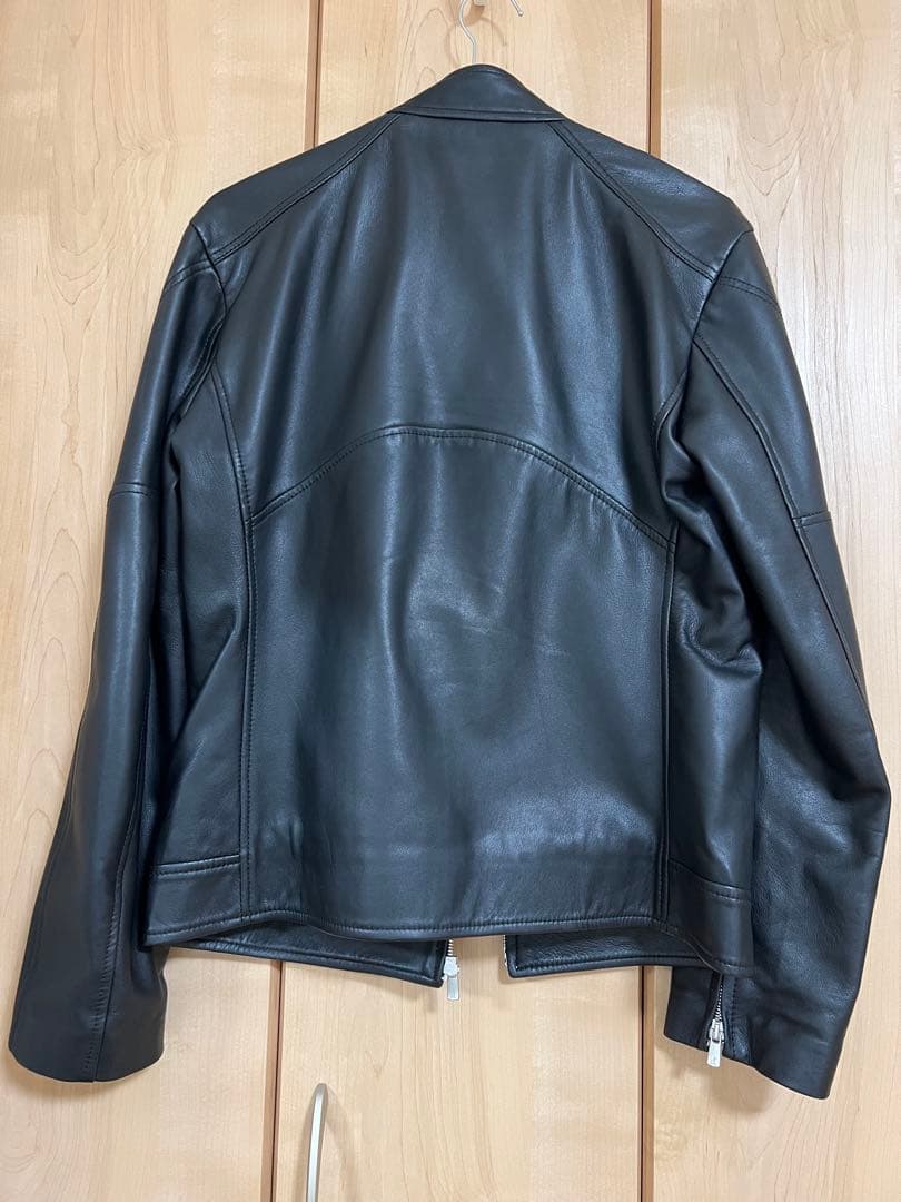 【使用期間1ヶ月未満の美品】BEAMS シープスキン ライダースジャケット Ⅱ