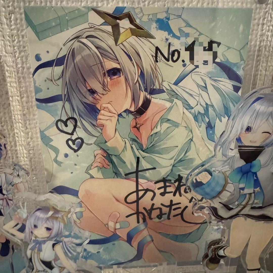 天音かなた 誕生日記念 2020 直筆サイン入り　ポストカード へい民セット